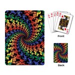 Deadhead Bears Band  Colorsdead Head Grateful Dead Pattern Playing Cards Single Design (Rectangle) Back