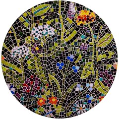 Mosaic Background Pattern Texture Uv Print Round Tile Coaster