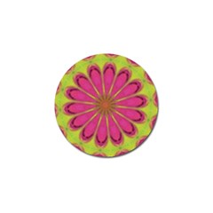 Floral Art Design Pattern Golf Ball Marker (4 Pack)