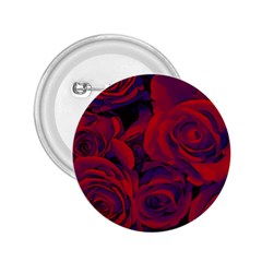 Roses Red Purple Flowers Pretty 2 25  Buttons