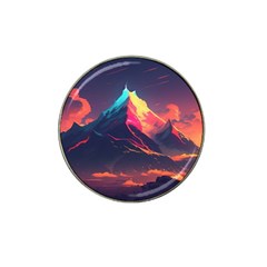Mountain Sky Color Colorful Night Hat Clip Ball Marker (10 Pack) by Ravend