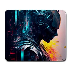 Who Sample Robot Prettyblood Large Mousepad