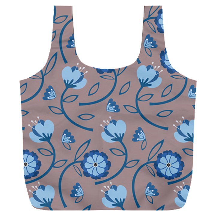 Flower Full Print Recycle Bag (XXL)