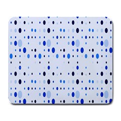 Blue Circle Pattern Large Mousepad by artworkshop