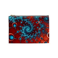 Fractal Pattern Background Cosmetic Bag (medium)