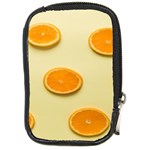 Fruite Orange Compact Camera Leather Case Front