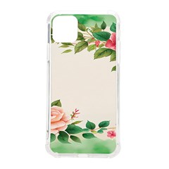 Watercolor Flower Iphone 11 Pro Max 6 5 Inch Tpu Uv Print Case by artworkshop