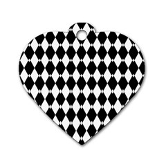 Fabric Pattern Seamless Pattern Vintage Thai Pattern Dog Tag Heart (one Side)