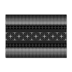 Abstract Art Artistic Backdrop Black Brush Card Sticker A4 (100 Pack) by Ravend