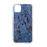 Blue Abstract Texture Print iPhone 11 TPU UV Print Case Front