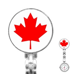 Canada Flag Canadian Flag View Stainless Steel Nurses Watch