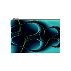 Fractal Abstract Art Artwork Design Wallpaper Cosmetic Bag (medium)