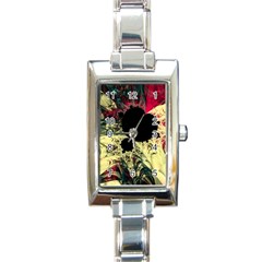 Fractal Art Design Fractal Art Digital Art Rectangle Italian Charm Watch