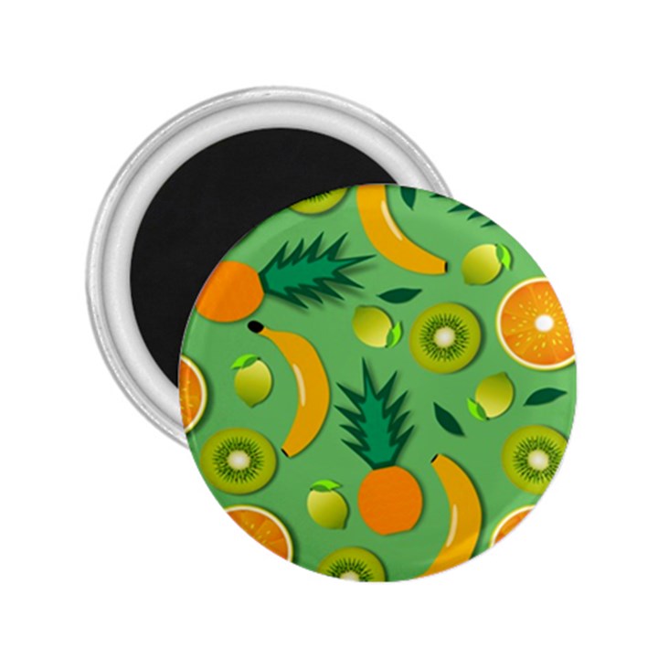 Fruit Tropical Pattern Design Art Pattern 2.25  Magnets