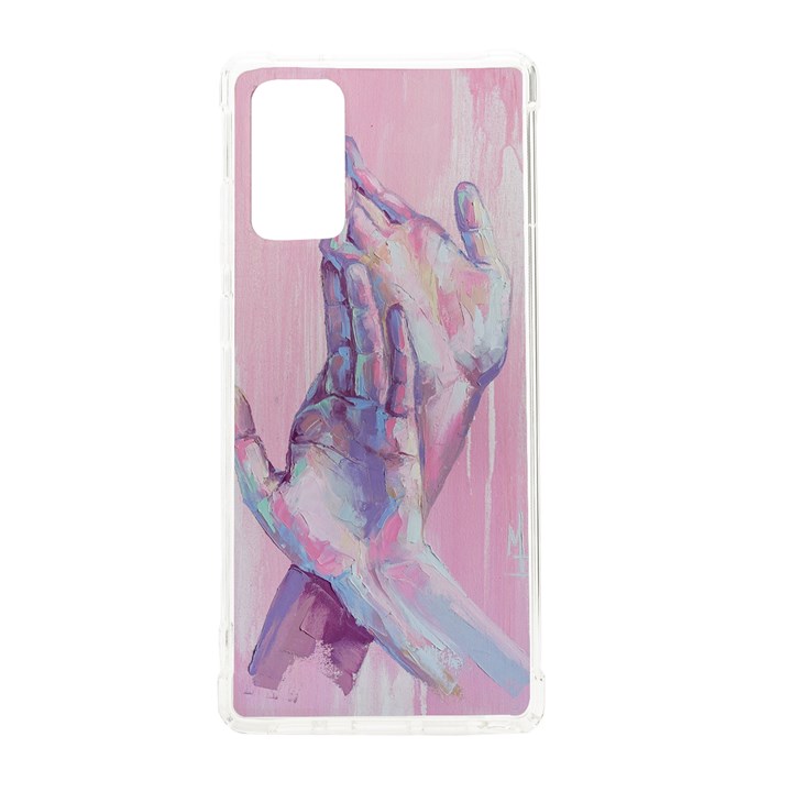 Conceptual abstract hand painting. Samsung Galaxy Note 20 TPU UV Case