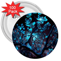 Art Ai Generated Cherry Blossom Blossoms 3  Buttons (100 Pack)  by Ravend