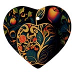 Ai Generated Apple Foliage Ornament (Heart)