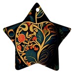 Ai Generated Apple Foliage Ornament (Star)