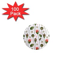 Poppies Red Poppies Red Flowers 1  Mini Magnets (100 Pack) 