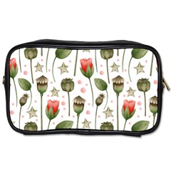 Poppies Red Poppies Red Flowers Toiletries Bag (two Sides)