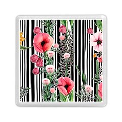 Tropical Paradise - Watercolor Botanical Flowers Memory Card Reader (square) by GardenOfOphir