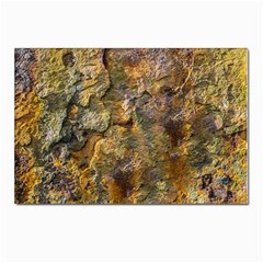 Rusty Orange Abstract Surface Postcard 4 x 6  (pkg Of 10) by dflcprintsclothing