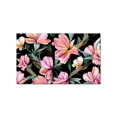 Charming Watercolor Flowers Sticker Rectangular (100 Pack) by GardenOfOphir