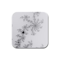 Almond Bread Apple Males Mathematics Rubber Square Coaster (4 Pack)