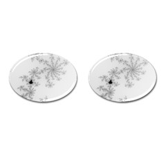 Almond Bread Apple Males Mathematics Cufflinks (oval)