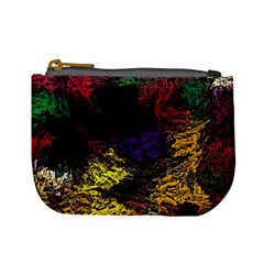 Abstract Painting Colorful Mini Coin Purse