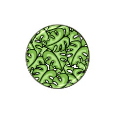 Leaves Nature Monstera Seamless Pattern Repeating Hat Clip Ball Marker