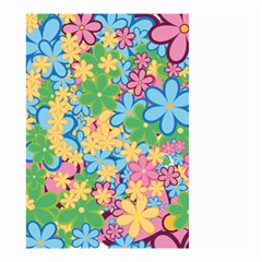 Flower Spring Background Blossom Bloom Nature Small Garden Flag (two Sides)