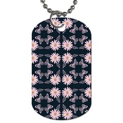 Flowers Daisies Spring Summer Bloom Botanical Dog Tag (one Side)