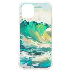 Ai Generated Waves Ocean Sea Tsunami Nautical Art Iphone 12/12 Pro Tpu Uv Print Case by Ravend