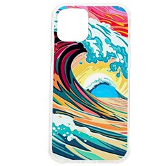 Ai Generated Waves Ocean Sea Tsunami Nautical Arts Iphone 12 Pro Max Tpu Uv Print Case by Ravend