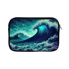 Ai Generated Waves Ocean Sea Tsunami Nautical Fantasy Apple Ipad Mini Zipper Cases