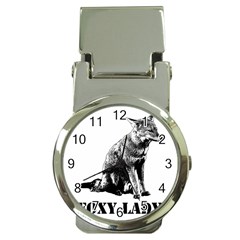 Foxy Lady Concept Illustration Money Clip Watches by dflcprintsclothing