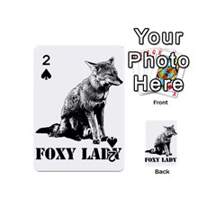 Foxy Lady Concept Illustration Playing Cards 54 Designs (mini) by dflcprintsclothing