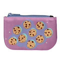 Cookies Chocolate Chips Chocolate Cookies Sweets Large Coin Purse by Ravend