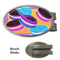 Cookies Chocolate Cookies Sweets Snacks Baked Goods Food Money Clips (oval)  by Ravend