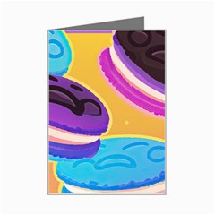 Cookies Chocolate Cookies Sweets Snacks Baked Goods Food Mini Greeting Card by Ravend