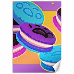 Cookies Chocolate Cookies Sweets Snacks Baked Goods Food Canvas 12  X 18  by Ravend