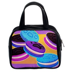 Cookies Chocolate Cookies Sweets Snacks Baked Goods Food Classic Handbag (two Sides) by Ravend