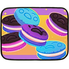 Cookies Chocolate Cookies Sweets Snacks Baked Goods Food Fleece Blanket (mini) by Ravend