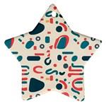 Shapes Pattern  Ornament (Star) Front