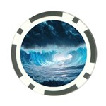 Thunderstorm Storm Tsunami Waves Ocean Sea Poker Chip Card Guard (10 pack)