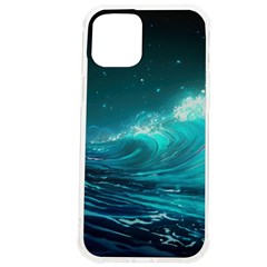 Tsunami Waves Ocean Sea Nautical Nature Water Iphone 12 Pro Max Tpu Uv Print Case by Ravend