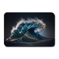 Tsunami Waves Ocean Sea Water Rough Seas 7 Plate Mats by Ravend