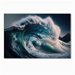 Tsunami Waves Ocean Sea Water Rough Seas 5 Postcards 5  x 7  (Pkg of 10) Front