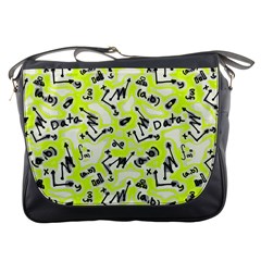 Background Pattern Graphic Beautiful Wallpaper Art Messenger Bag by Ravend